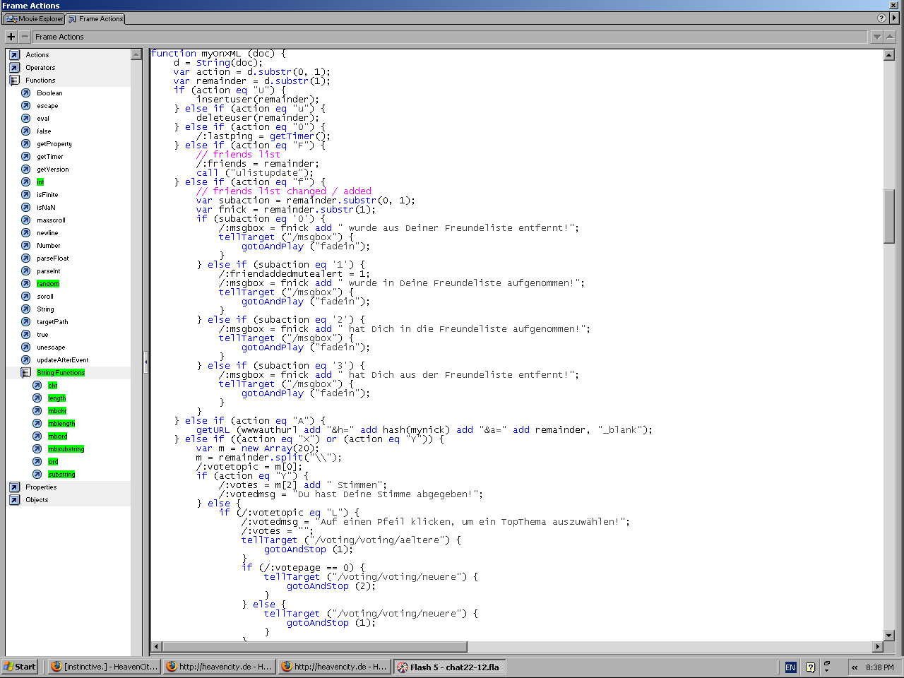 Flash project (Actionscript)
