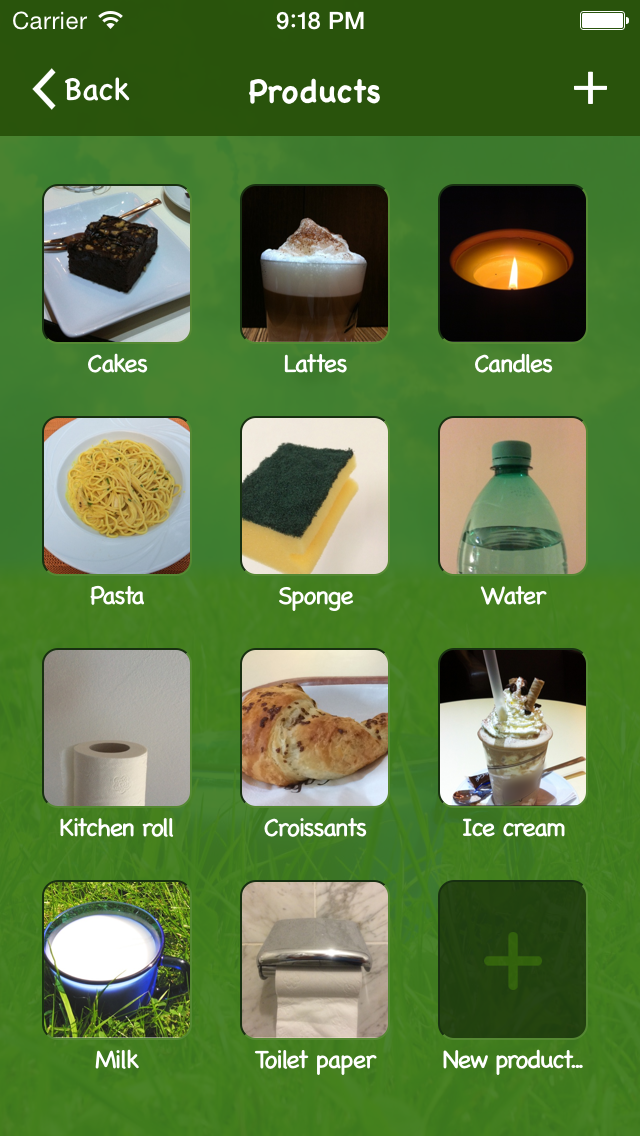 Products configuration